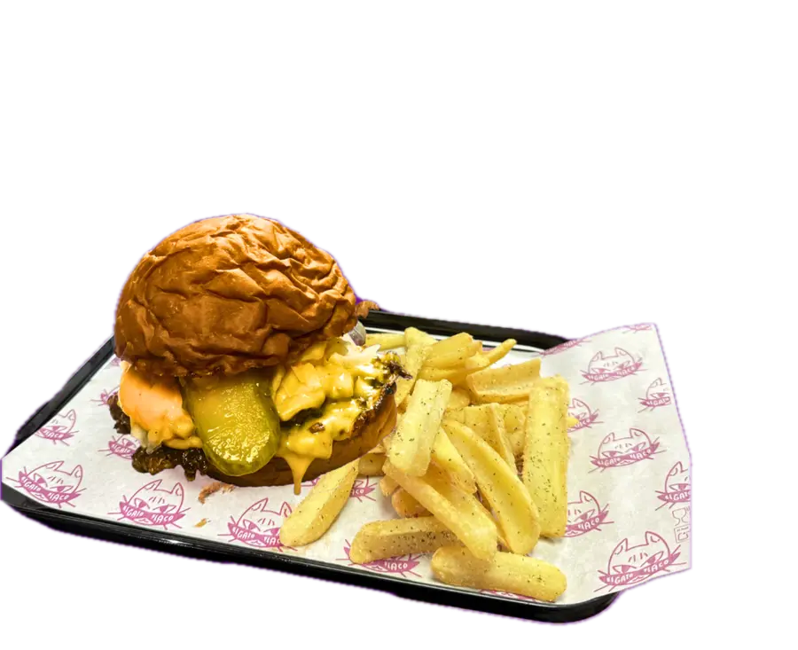 Cheeseburger del Gato